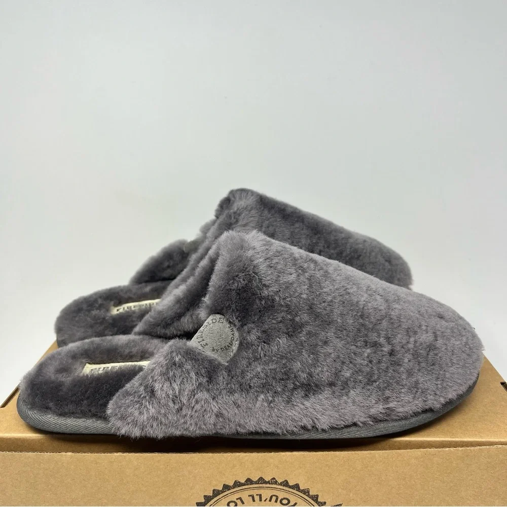 Dearfoams Fireside Shearling Slippers Size 12